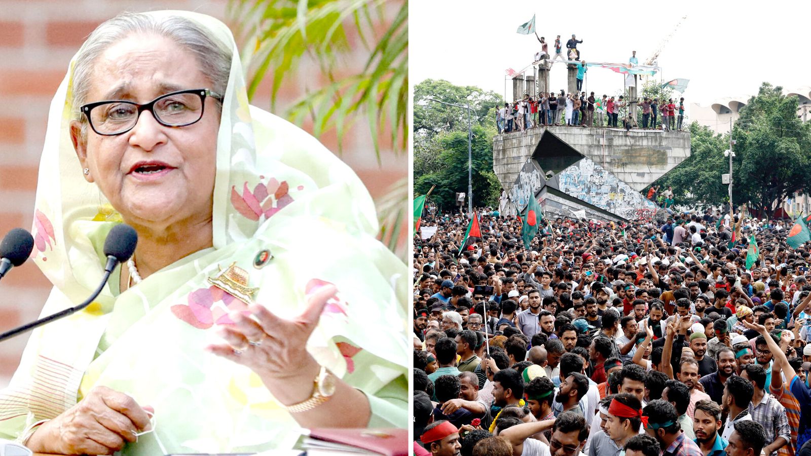 Bangladesh Prime Minister Sheikh Hasina Resigns Amidst Severe Protests and Violence